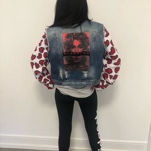 Custom jean jacket